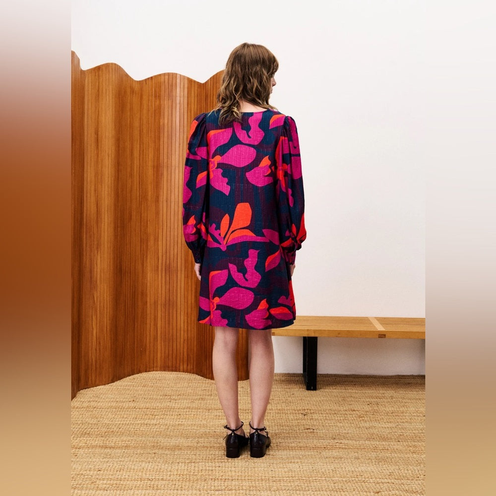 FRNCH 🇫🇷- ROBE CALLIE GEO FLOWERS