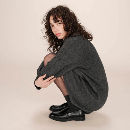 Grace & Mila - SHORT SWEATER DRESS
ANTHRACITE SANDRINE