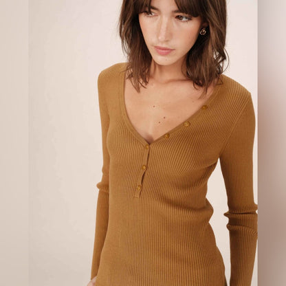 Grace & Mila - FINE KNIT SWEATER OCHER
SATURNIN