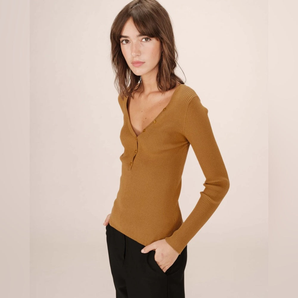 Grace & Mila - FINE KNIT SWEATER OCHER
SATURNIN