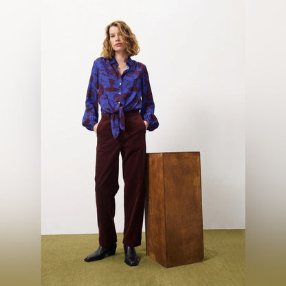 FRNCH -🇫🇷 ELYSA BORDEAUX PANTS
