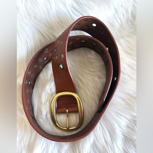 🇨🇦 Brave Leather Collection - Cognac Leather with Rivets