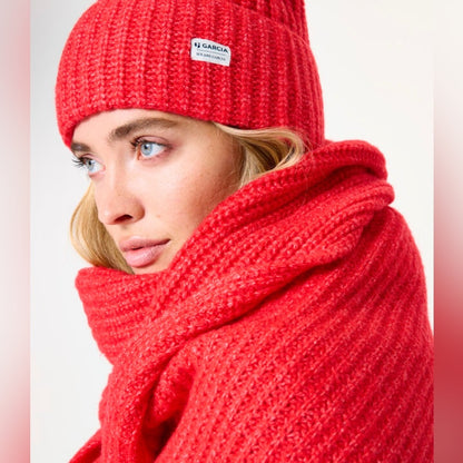 Red Knit Beanie