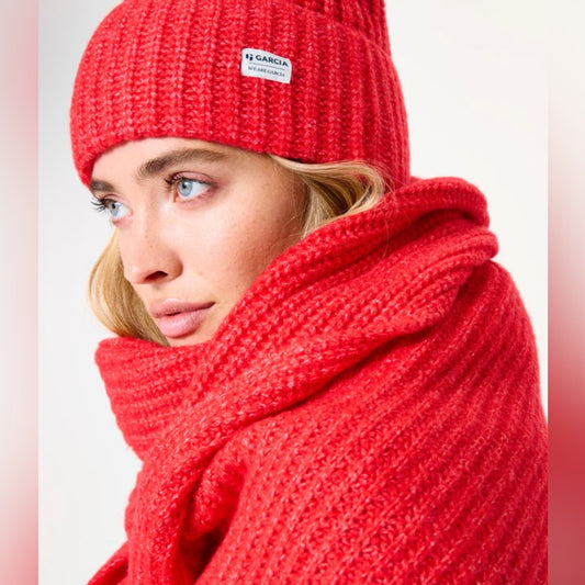 Red Knit Beanie