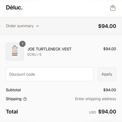 JOE TURTLENECK VEST