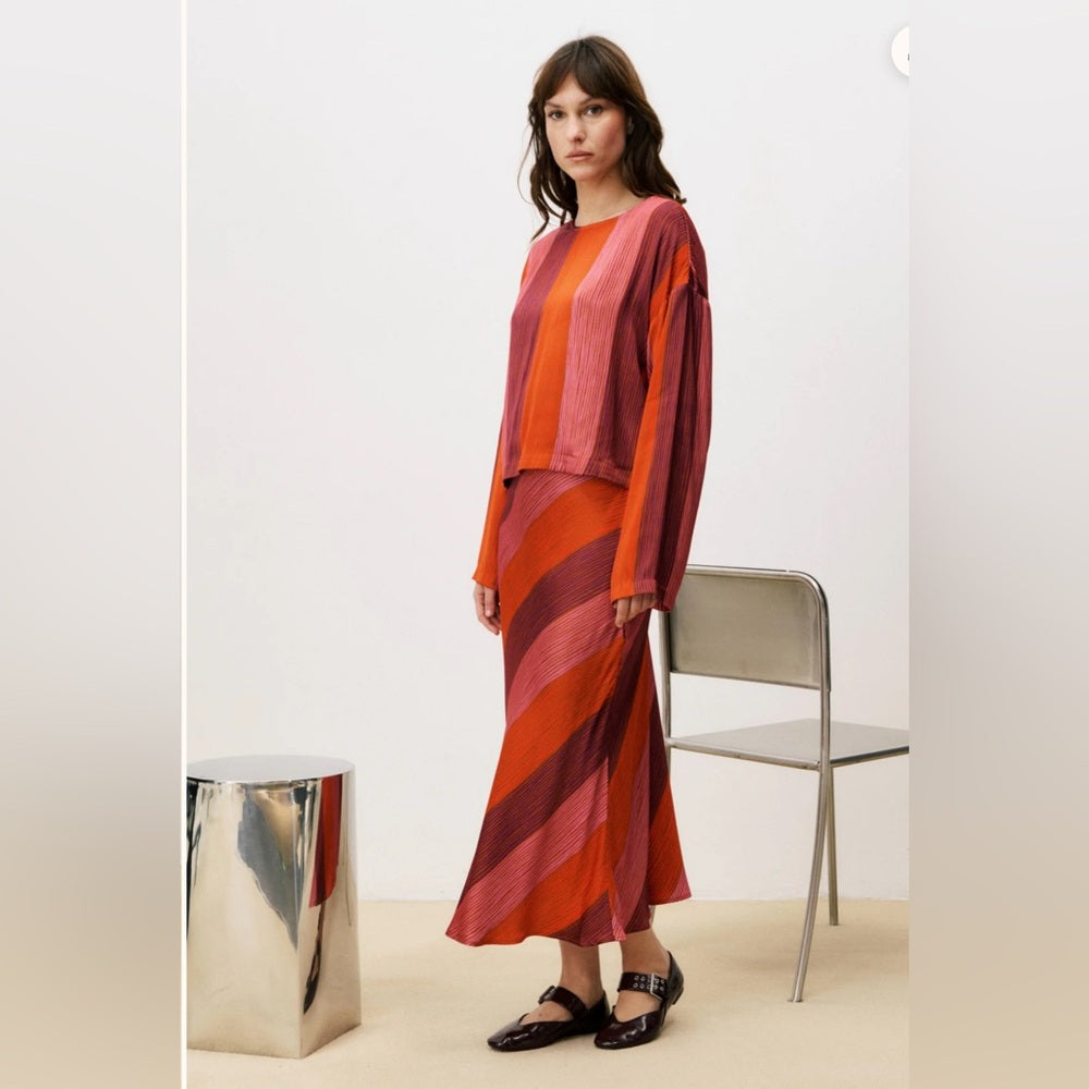 FRNCH 🇫🇷 - THELMA ICE BROWN DRESS
