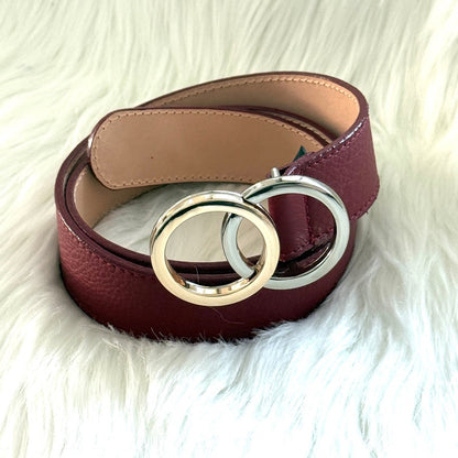 🇨🇦 Brave Leather Collection - Red Leather Belt