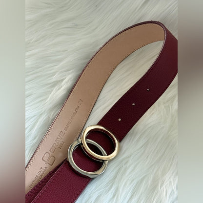 🇨🇦 Brave Leather Collection - Red Leather Belt
