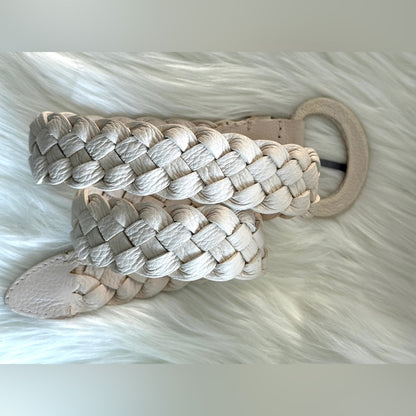 🇨🇦 Brave Leather Collection - Ivory Braided Leather