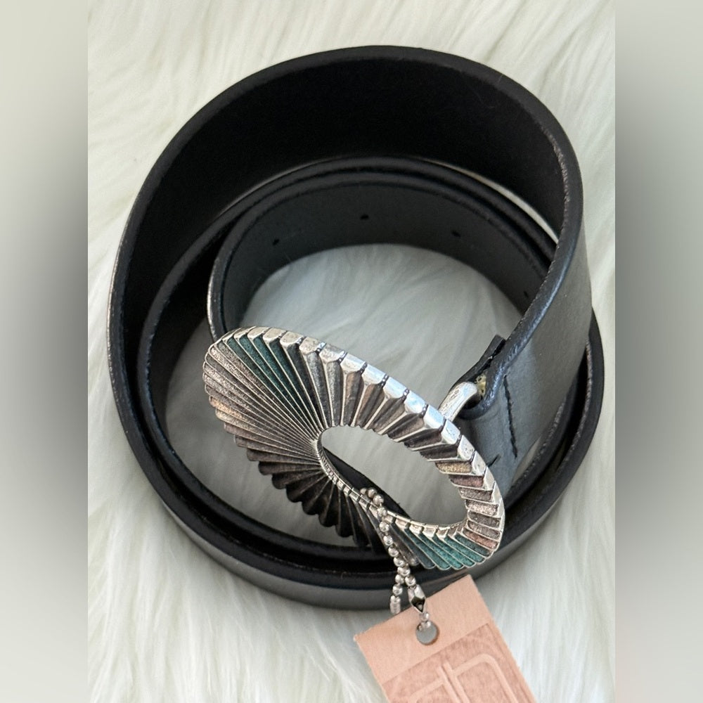 🇨🇦 Brave Leather Collection - Black Leather w SILVER buckle JAZZLYN