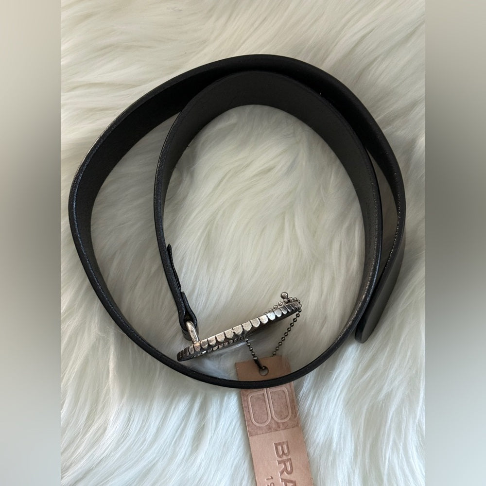 🇨🇦 Brave Leather Collection - Black Leather w SILVER buckle JAZZLYN