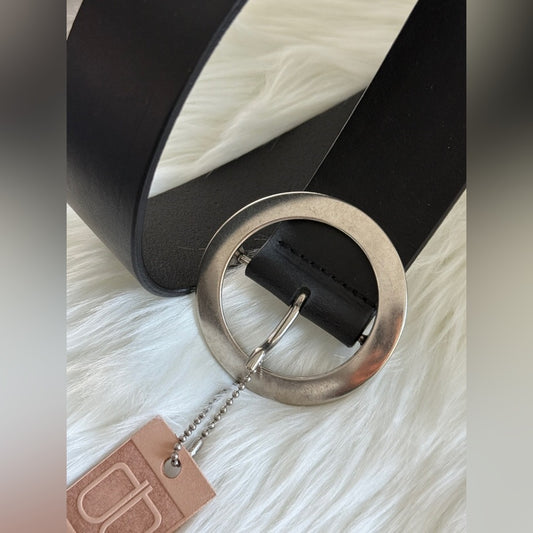 🇨🇦 Brave Leather Collection - Black Leather w SILVER buckle TAMSIN