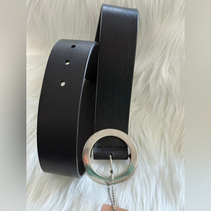🇨🇦 Brave Leather Collection - Black Leather w SILVER buckle TAMSIN