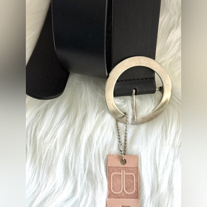🇨🇦 Brave Leather Collection - Black Leather w SILVER buckle TAMSIN