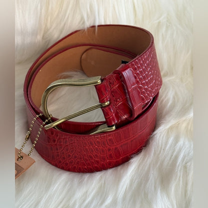 BRAVE Leather- Ferrari Red Barcelona - LILOU
