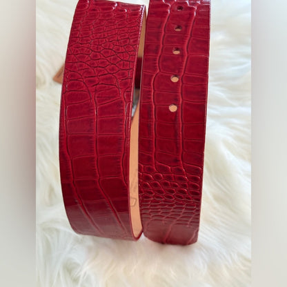 BRAVE Leather- Ferrari Red Barcelona - LILOU