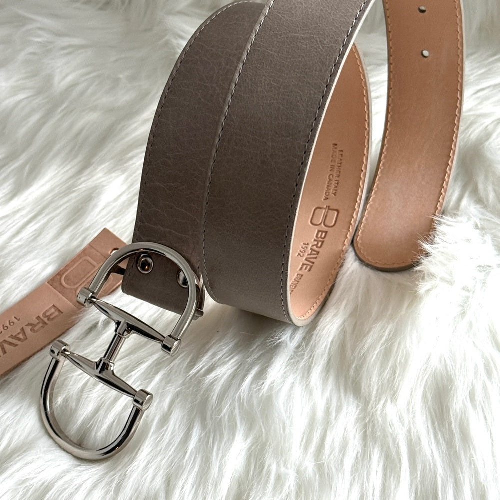 BRAVE Leather - Grey Leather - Silver KASI