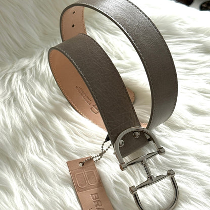 BRAVE Leather - Grey Leather - Silver KASI