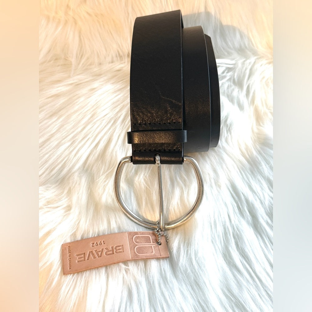 BRAVE Leather - Black Bridle - Silver YASLIN
