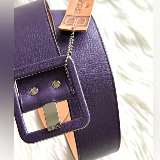 🇨🇦 Brave Leather Collection - Purple Leather w Silver Accent MAKANI