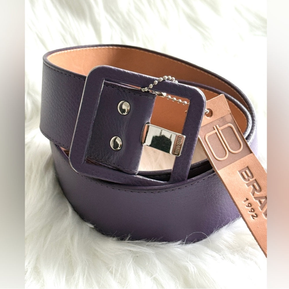 🇨🇦 Brave Leather Collection - Purple Leather w Silver Accent MAKANI