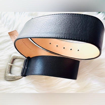 BRAVE Leather - Black Vachetta - Silver - WIHELMINA