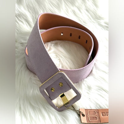 🇨🇦 Brave Leather Collection - Lilac Suede w Gold Accent MAKANI