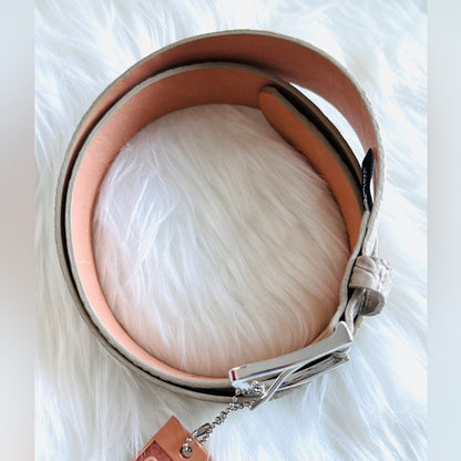 BRAVE Leather - Gray Croc Leather Silver