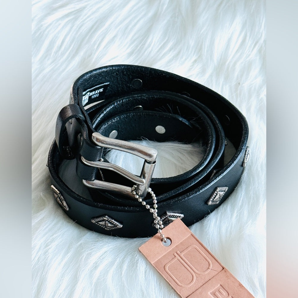 BRAVE Leather -Black Bridle - Silver - JUNI