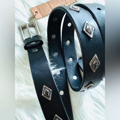 BRAVE Leather -Black Bridle - Silver - JUNI