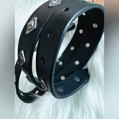 BRAVE Leather -Black Bridle - Silver - JUNI