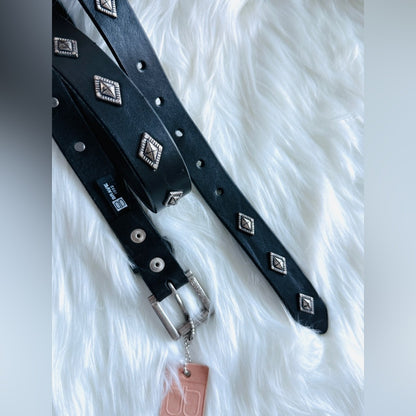 BRAVE Leather -Black Bridle - Silver - JUNI