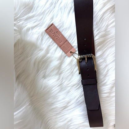 🇨🇦 Brave Leather Collection- ASTRID Brown Bridle - Antique Gold