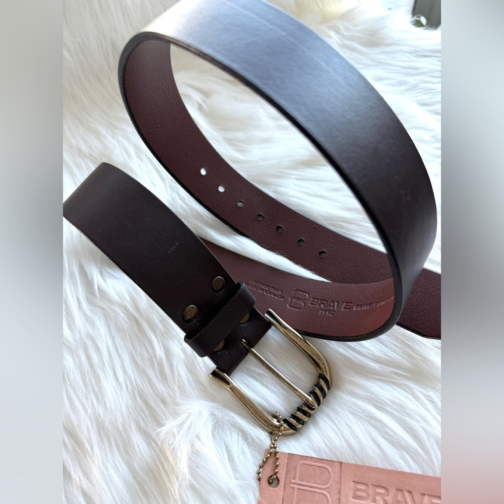 🇨🇦 Brave Leather Collection- ASTRID Brown Bridle - Antique Gold