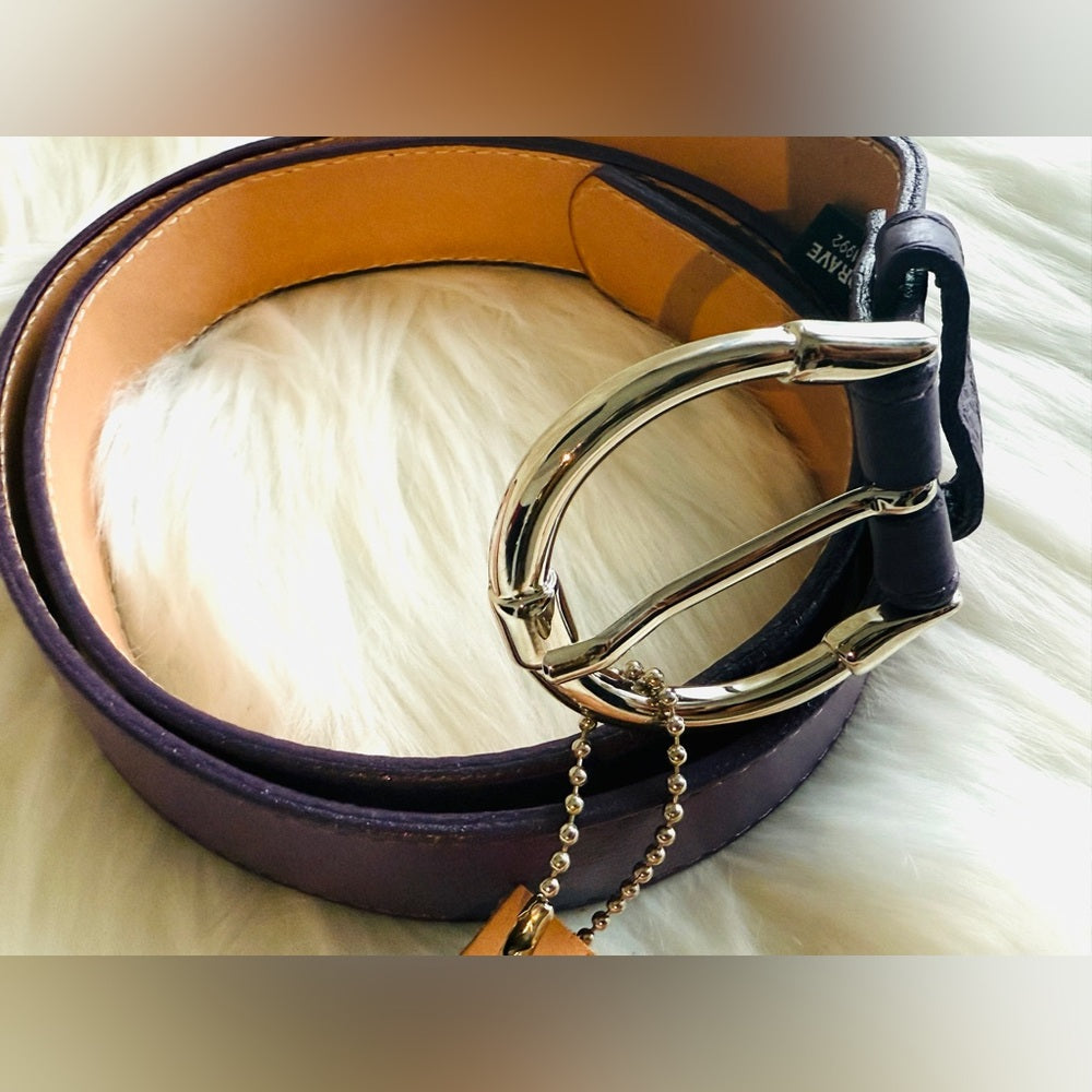 BRAVE Leather - Purple Pebble Leather - Silver