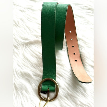 BRAVE Leather - Green Bridle - Matt Gold Antique