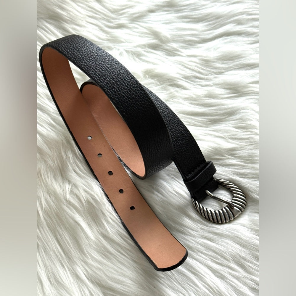 BRAVE Leather - Black Leather - Silver Bridle