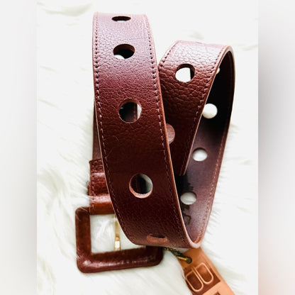 BRAVE Leather - Brown Stitch - YARUS COGNAC SHRUNKEN
