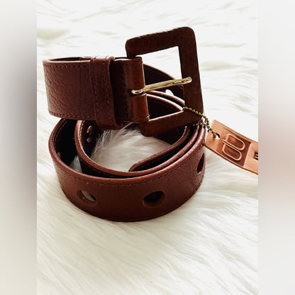 BRAVE Leather - Brown Stitch - YARUS COGNAC SHRUNKEN