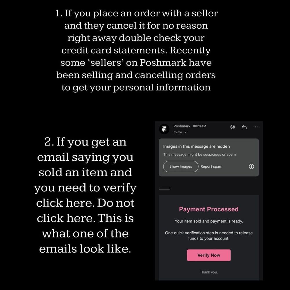 SELLER INFO!  From one Seller to Another ♥️