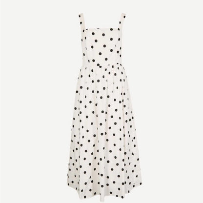 APRICOT 🍑 - Polkadot Marked Midi Dress