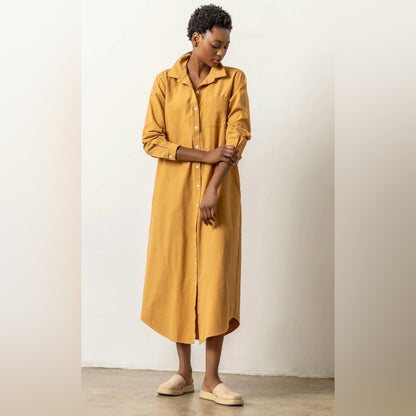 Lilla P 🌷Mustard Shirt Dress