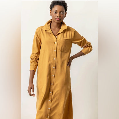 Lilla P 🌷Mustard Shirt Dress