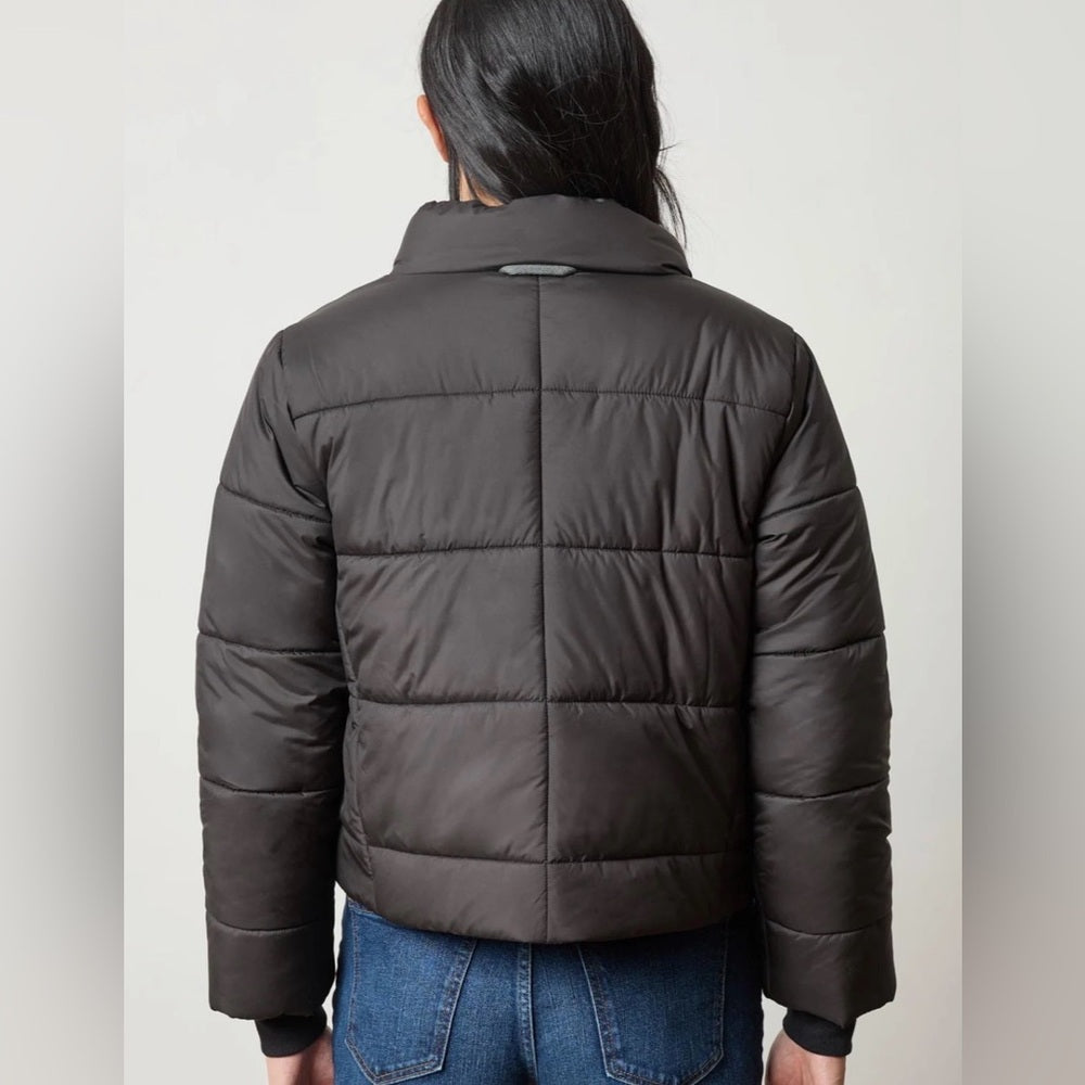 Lilla P 🌷 Black puffer Bomber Jacket