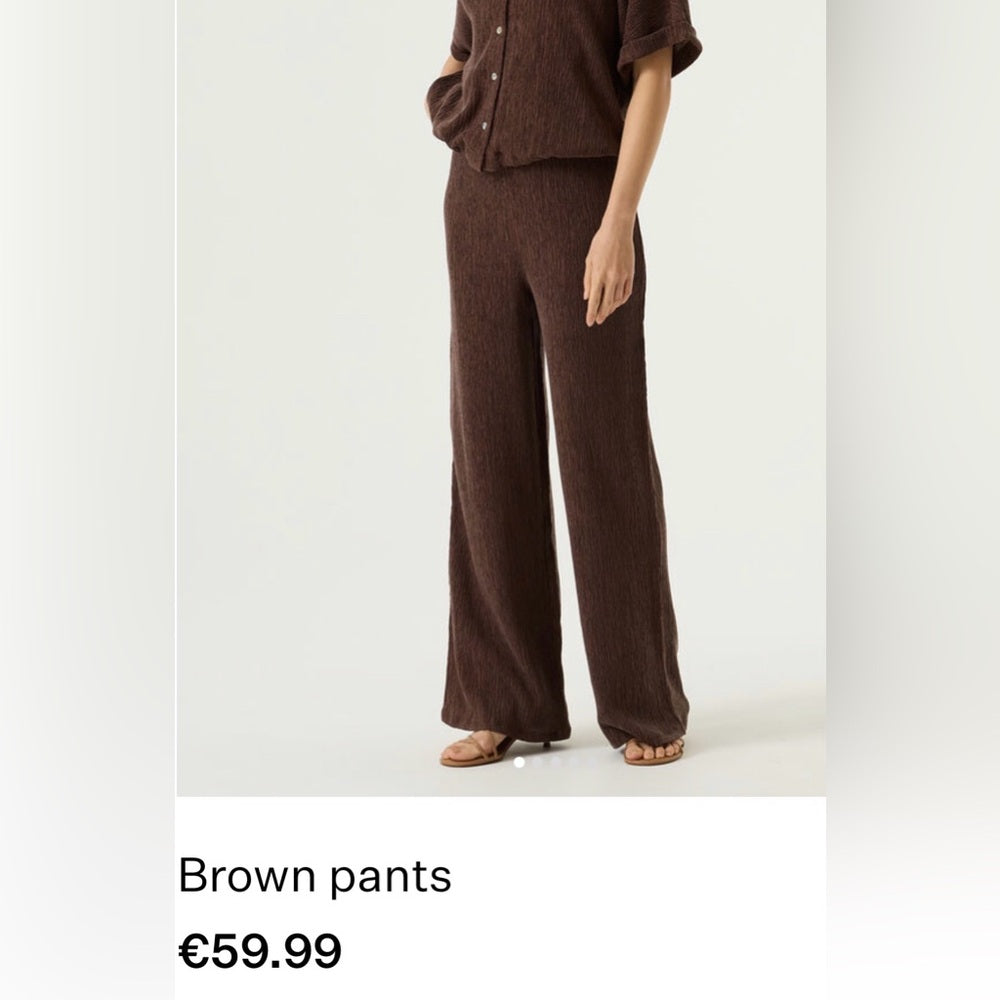 Elegant Brown Wide Leg Jumpsuit