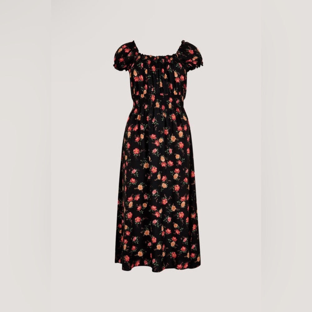 APRICOT 🍑- vintage rose milk maid Dress