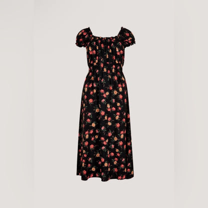 APRICOT 🍑- vintage rose milk maid Dress