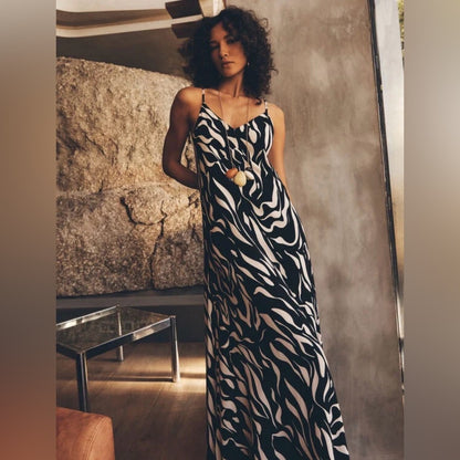 APRICOT 🍑 - Animal Print Cami Dress