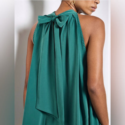 APRICOT 🍑 - Sleeveless Teal Pleated Swing Top