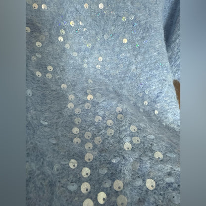 APRICOT 🍑 Lavender Sequin Crewneck Sweater